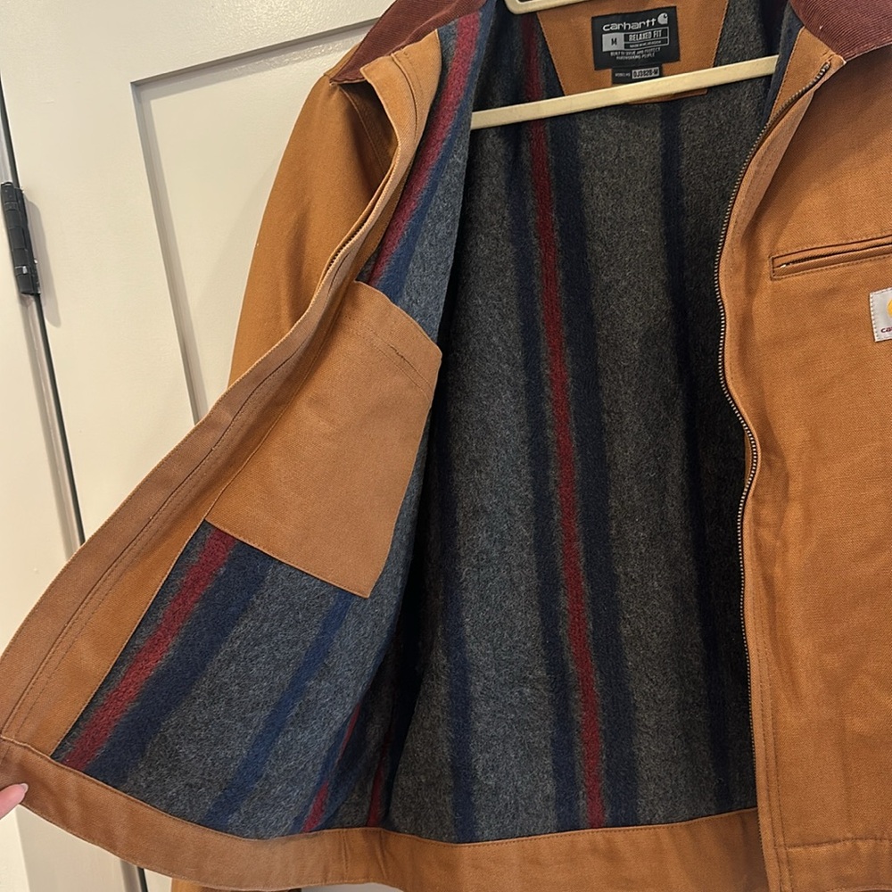 Carhartt Duck Blanket-Lined Detroit Jacket - Picture 2 of 6